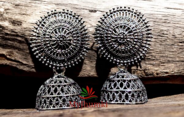 Oxidised Jhumka Earring For Women